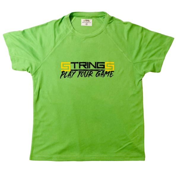 T-SHIRT STRINGS GREEN NEON