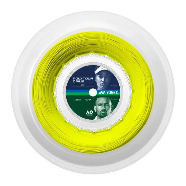 YONEX POLY TOUR DRIVE 1,25 GIALLO MATASSA