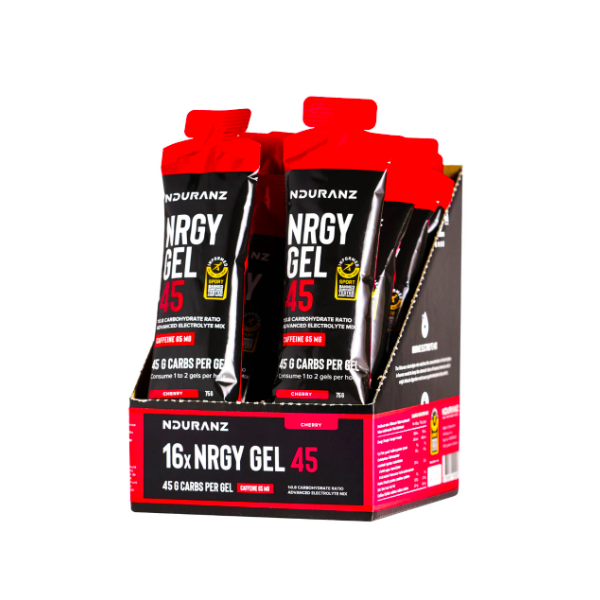 NDURANZ Nrgy Gel 45 Box Con Caffeina (65 mg)