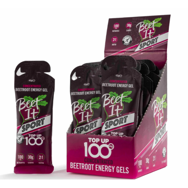 Beet It Sport Energy Gel Top Up 100 – pacco da 12×43 gr
